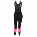 Deko Women's Cycling Gel Padded Bib Tights - Black & Pink