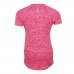 Deko Women's Dry-Fit T-Shirt-Pink Melange