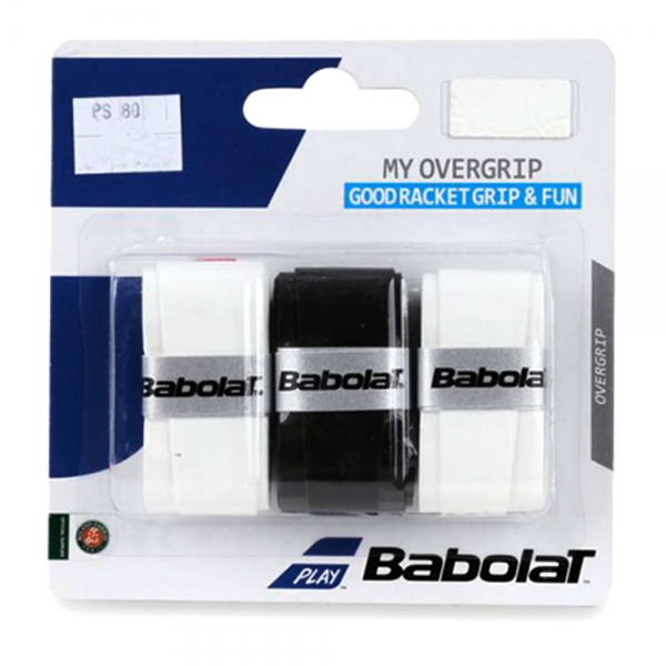 Babolat MY OverGrips - White & Black(3 Pack)