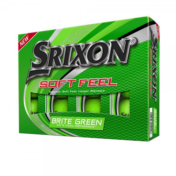 Srixon Soft Feel Golf Ball (12 balls pack) - Brite Green