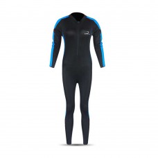 Deko Women Swimming Full Suit (one piece)-Black & Blue