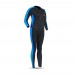 Deko Women Swimming Full Suit (one piece)-Black & Blue