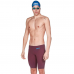 Arena Men's PowerSkin R-EVO ONE SL Jammer - Red Wine-Turquoise