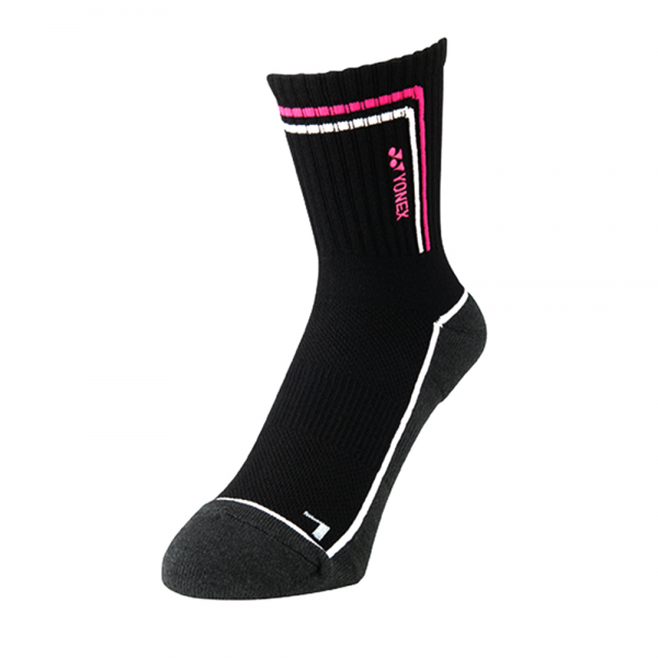Yonex 19118EX Sports Crew Socks1 Pack (BlackBlack)TheSportStore.pk
