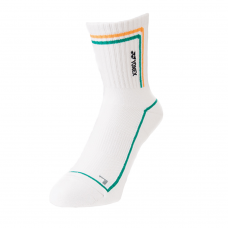 Yonex 19118EX Sports Crew Socks-1 Pack (White)