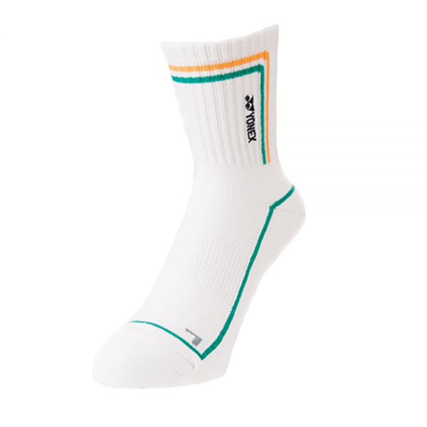 Yonex 19118EX Sports Crew Socks-1 Pack (White)