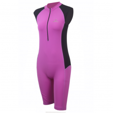 Deko Women Training Swimming Suit (one piece) - Magenta/Black