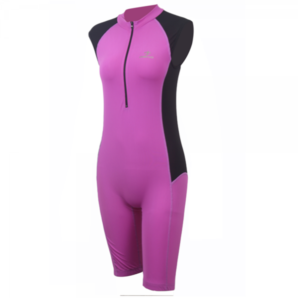 Deko Women Training Swimming Suit (one piece) - Magenta/Black