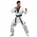 Kwon Kyorugi Dobok Star Fighter (Poom Neck Black & Red) Kwon Kyorugi Dobok Star Fighter (Poom Neck Black & Red)