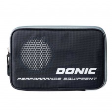 Donic Double Hull Phase Racket Cover-Black&Silver