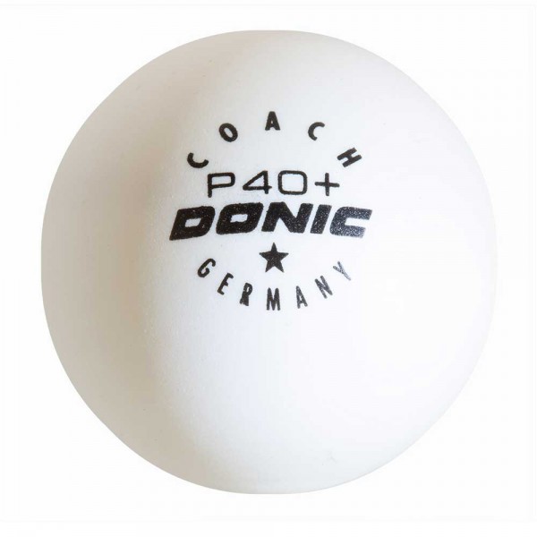 Donic Coach P40 + * Cell-Free Table Tennis Ball (6 Pack)