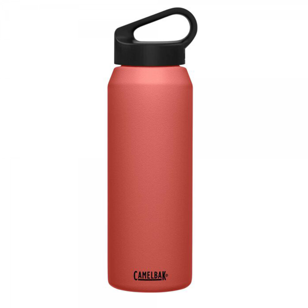 CamelBak Carry Cap 32 oz Bottle, Insulated Stainless Steel-Terracotta Rose CamelBak Carry Cap 32 oz Bottle, Insulated Stainless Steel-Terracotta Rose