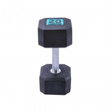 LivePro Premium Rubber Coated Dumbbells (2 x 10kgs)