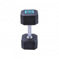 LivePro Premium Rubber Coated Dumbbells (2 x 12.5kgs)