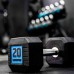 LivePro Premium Rubber Coated Dumbbells (2 x 12.5kgs)