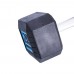 LivePro Premium Rubber Coated Dumbbells (2 x 17.5kgs)