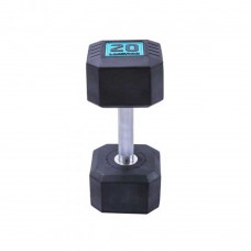 LivePro Premium Rubber Coated Dumbbells (2 x 20kgs)