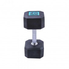 LivePro Premium Rubber Coated Dumbbells (2 x 22.5kgs)