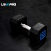 LivePro Premium Rubber Coated Dumbbells (2 x 25kgs)