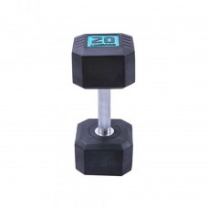 LivePro Premium Rubber Coated Dumbbells (2 x 27.5kgs)