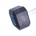 LivePro Premium Rubber Coated Dumbbells (2 x 27.5kgs)