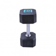 LivePro Premium Rubber Coated Dumbbells (2 x 5kgs)