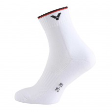 Victor Men's Sport Ankle Socks SK-149F-White/Red (1 Pack)