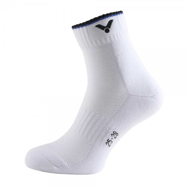 Victor Men's Sport Ankle Socks SK-149F-White/Blue (1 Pack)