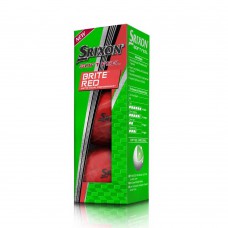 Srixon Soft Feel Golf Balls - Brite Red (3 balls pack)