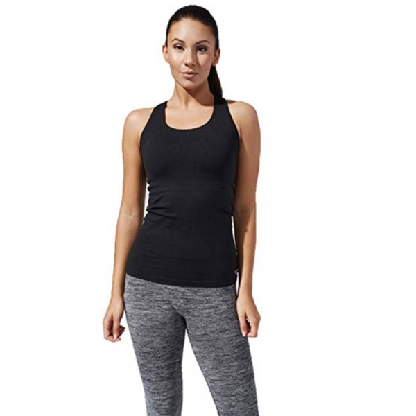 me® Strive Women’s Seamless Tank Top Shirt for Yoga, Running & Workouts - Black me® Strive Women’s Seamless Tank Top Shirt for Yoga, Running & Workouts - Black