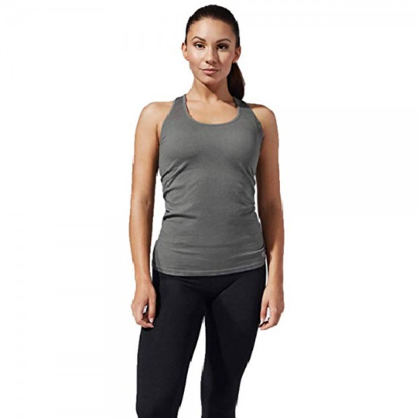 me® Strive Women’s Seamless Tank Top Shirt for Yoga, Running & Workouts - Grey Pewter me® Strive Women’s Seamless Tank Top Shirt for Yoga, Running & Workouts - Grey Pewter