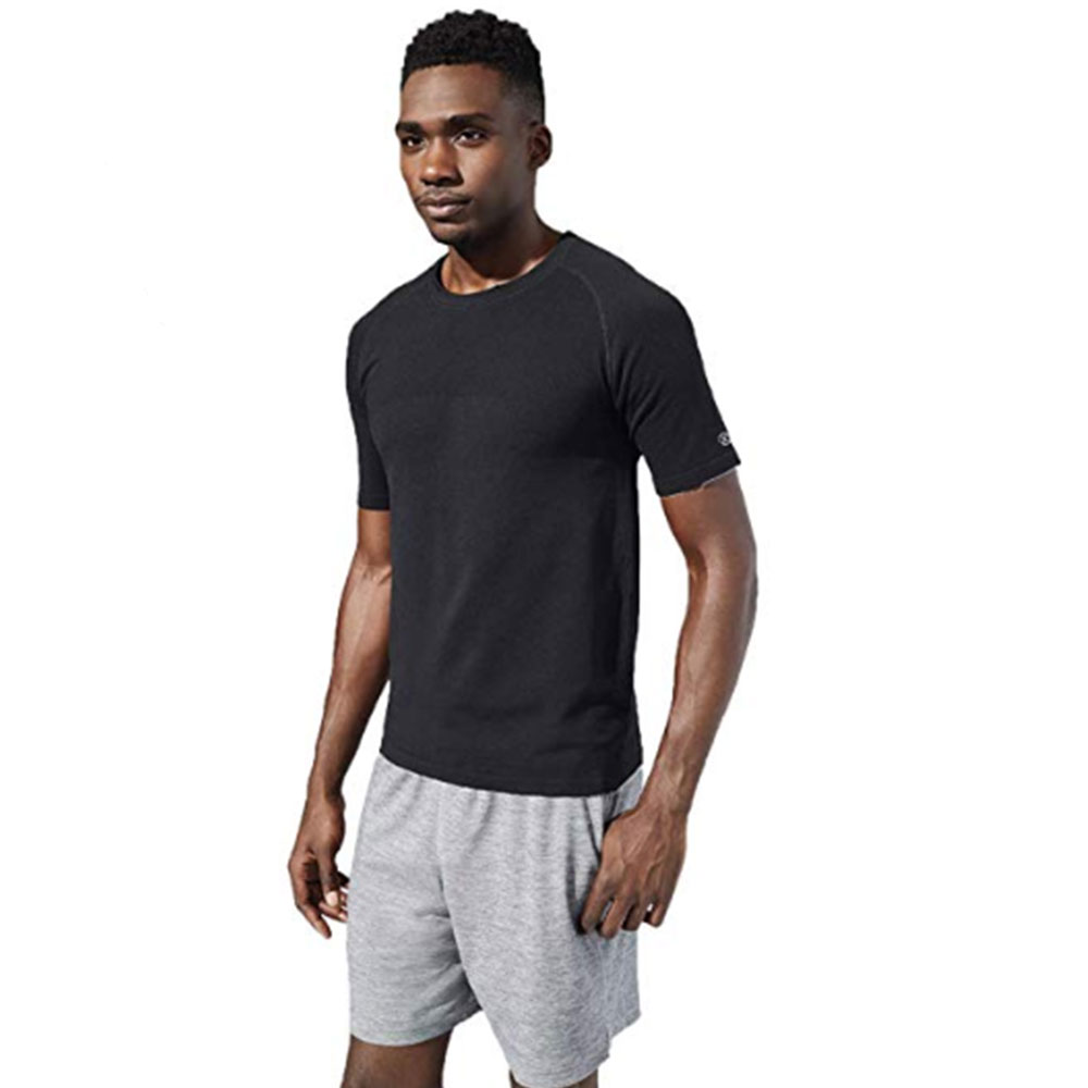 me® Men’s Durable AntiOdor Workout Shirt with Breathable Mesh Panels