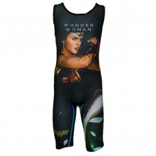 Deko Girl's Printed Swimming Suit (one piece)-Wonder Woman