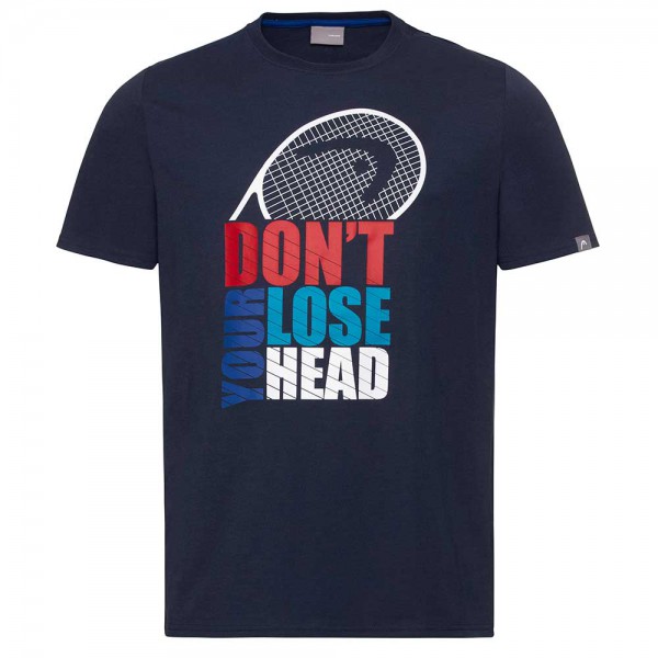 Head Return T-Shirt-Dark Blue