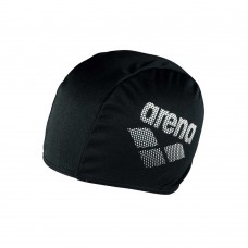 Arena Polyester Swimming Cap-Black