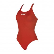 Arena Women's Solid Swim Pro Swimming Suit-Red