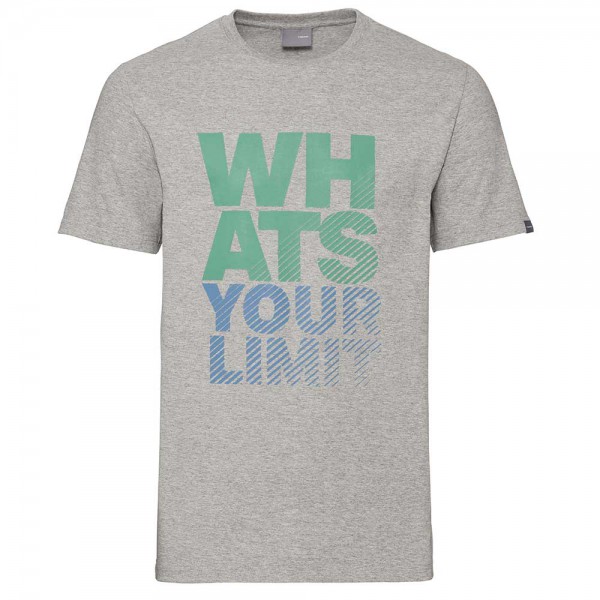 Head WYL T-Shirt-Grey Melange