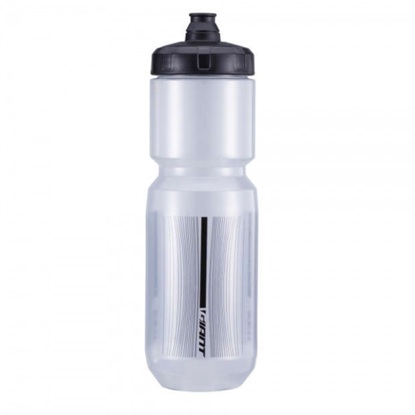Giant PourFast DoubleSpring Water Bottle-Clear&Grey (25oz)
