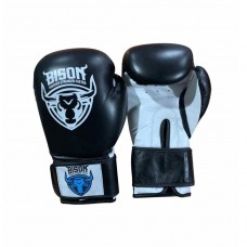 Bison Boxing Gloves - A/Leather (Black)