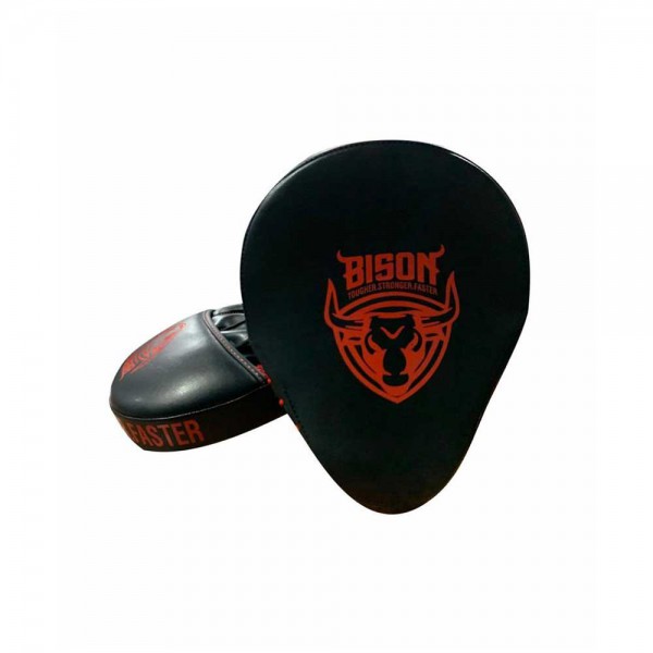 Bison Focus Pads - Leather (Red)