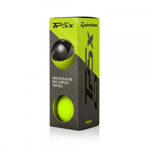 TaylorMade TP5x Golf Balls (3 balls pack) - Yellow