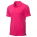 Adidas Mens Performance Stretch Polo Golf Shirt - Pink