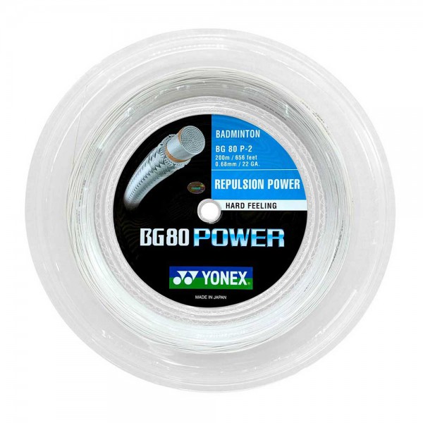 Yonex BG80P Badminton Racket String-200M