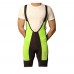 Deko Men Incas Cycling Gel Padded Bib Shorts - Black & Green