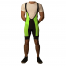 Deko Men Incas Cycling Gel Padded Bib Shorts - Black & Green