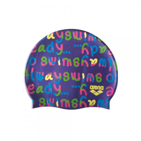 Arena Print Junior Silicon Swimming Cap-Log Mirtilla Arena Print Junior Silicon Swimming Cap-Log Mirtilla