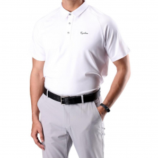 Tigerline Soft Essential Golf Polo Shirt - White
