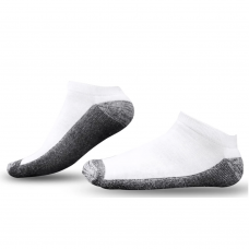 Tigerline Tour Athletic Low Cut Ankle Socks-White (Pack of 1)