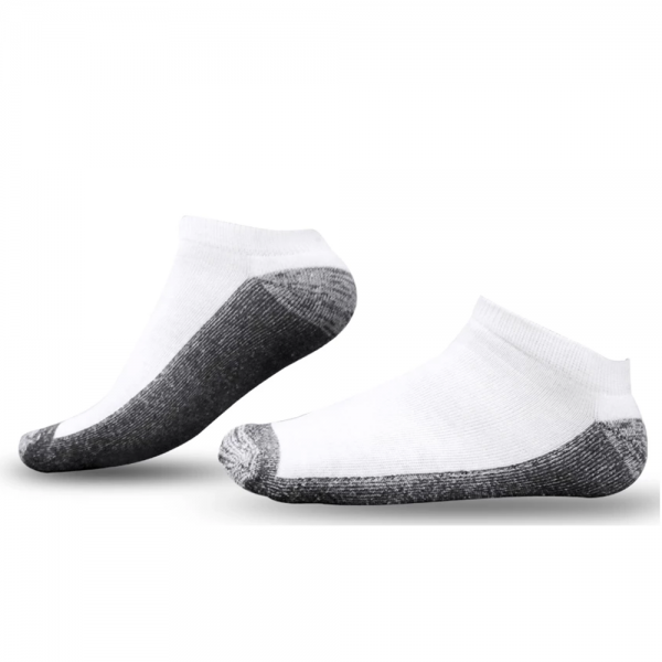 Tigerline Tour Athletic Low Cut Ankle Socks-White (Pack of 1)