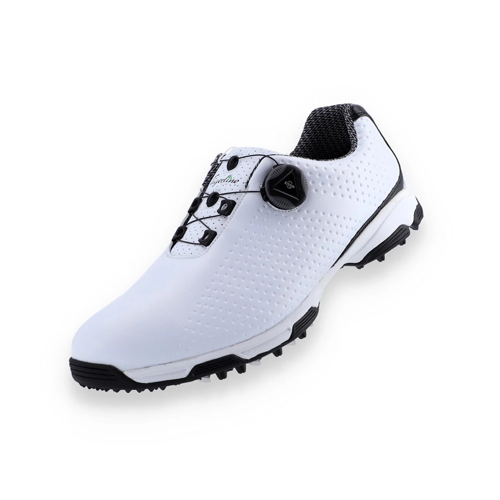 Tigerline Fitgo Auto Lacing Golf Shoes - White/Black